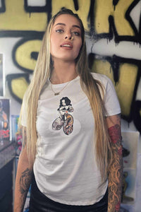 Sins Women's White Tee - White